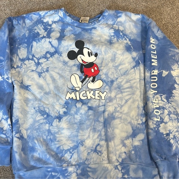 Love Your Melon Mickey Tie-Dye Sweatshirt - Picture 1 of 4